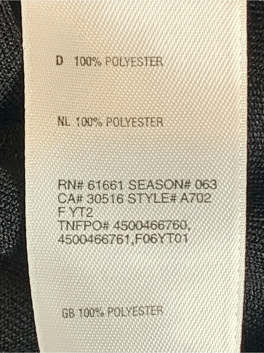 The North Face classic performance